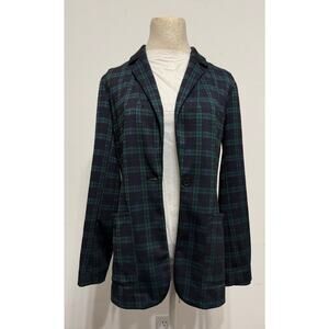 May You Be women’s plaid blazer sz S Old Money Career Academia Preppy Office